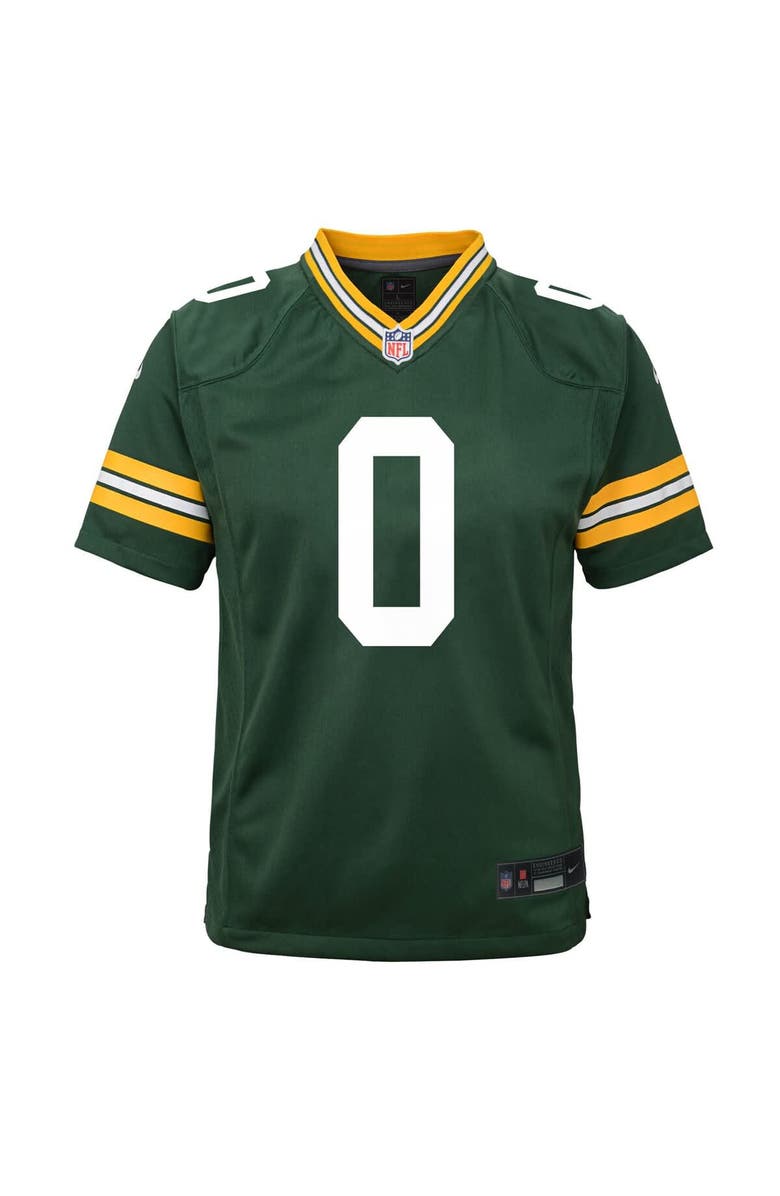 Nike Youth Nike Matthew Golden Green Green Bay Packers Team Game Jersey, Alternate, color, Green