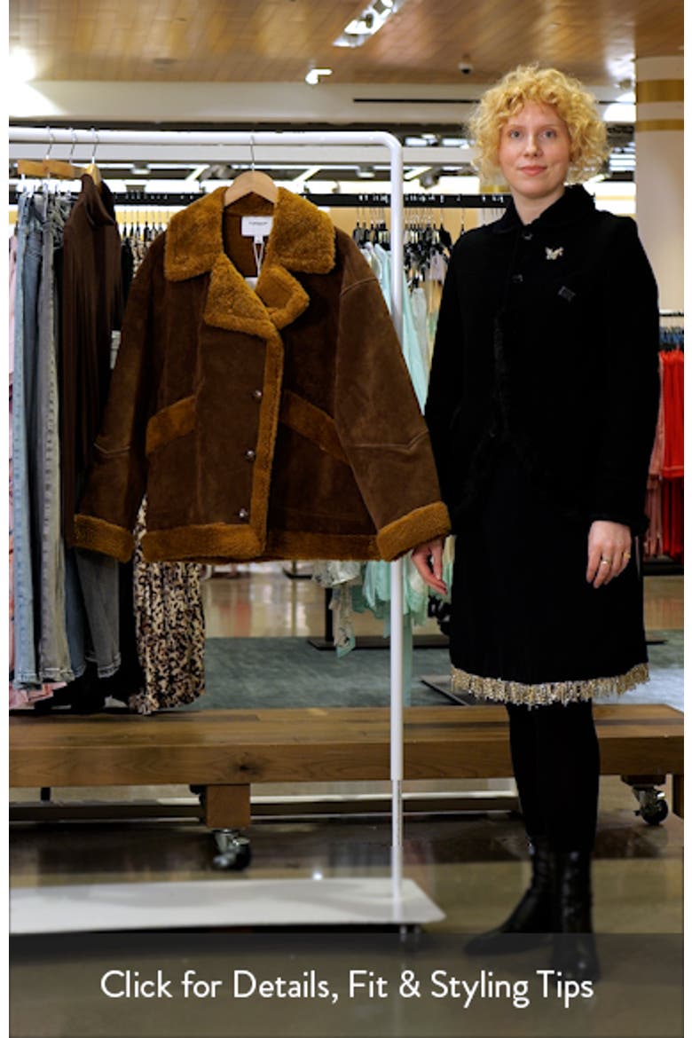 Oversize Faux Shearling Car Coat video