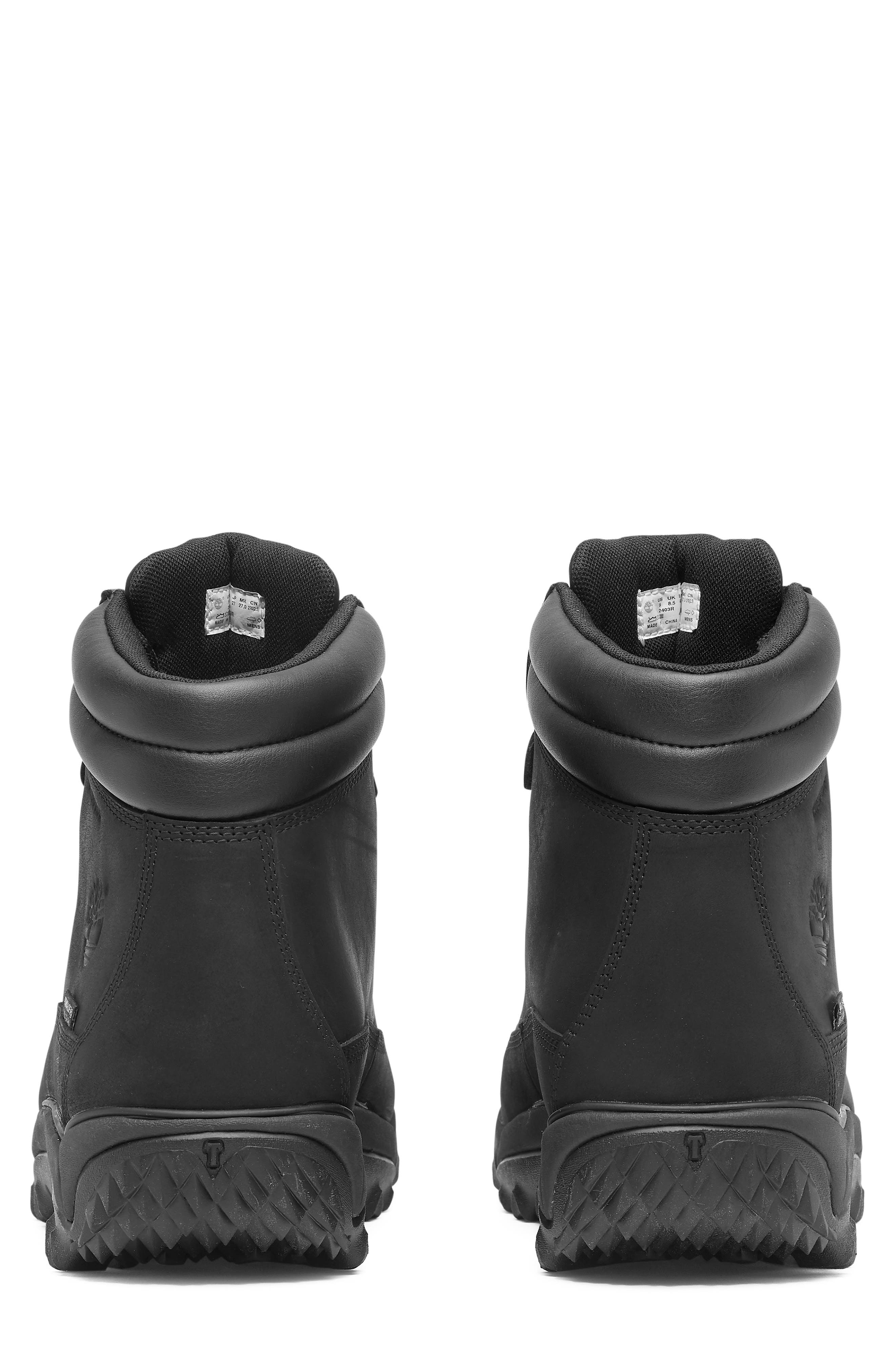Rime Ridge Waterproof Leather Boot, Alternate, color, BLACK