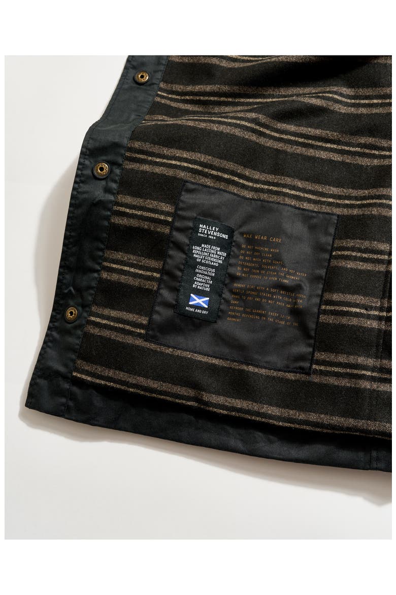 Harrison Water Repellent Waxed Cotton Jacket, Alternate, color, DARK ROSIN