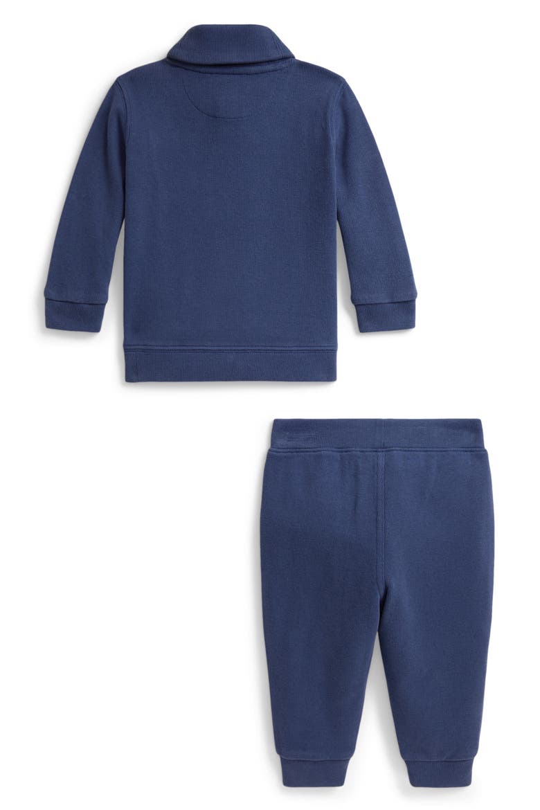 Kids' Estate Rib 2-Piece Pullover and Pants Set, Alternate, color, NIGHT NAVY