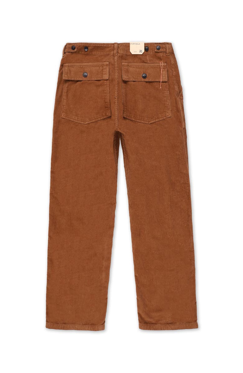 Fortela Vintage Corduroy Fatigue Trousers, Alternate, color, Camel