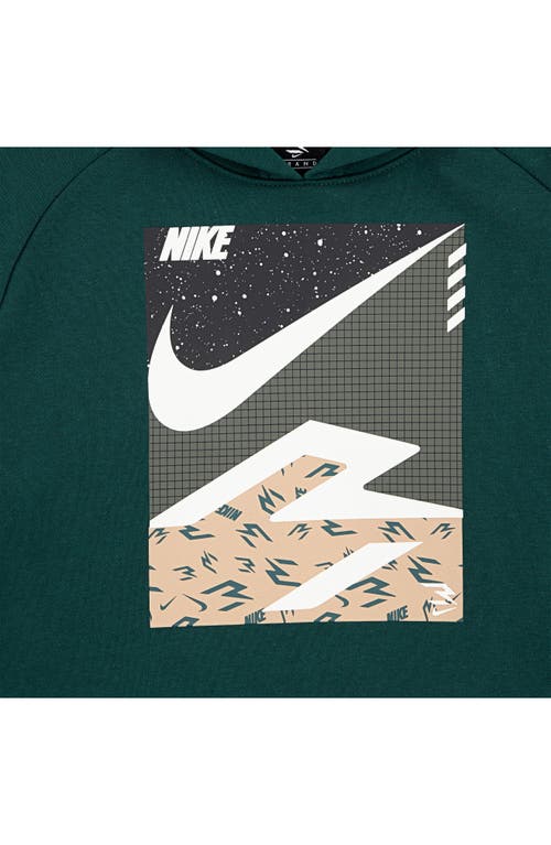 3 Brand Kids' Pop 3b Pullover Hoodie In Green