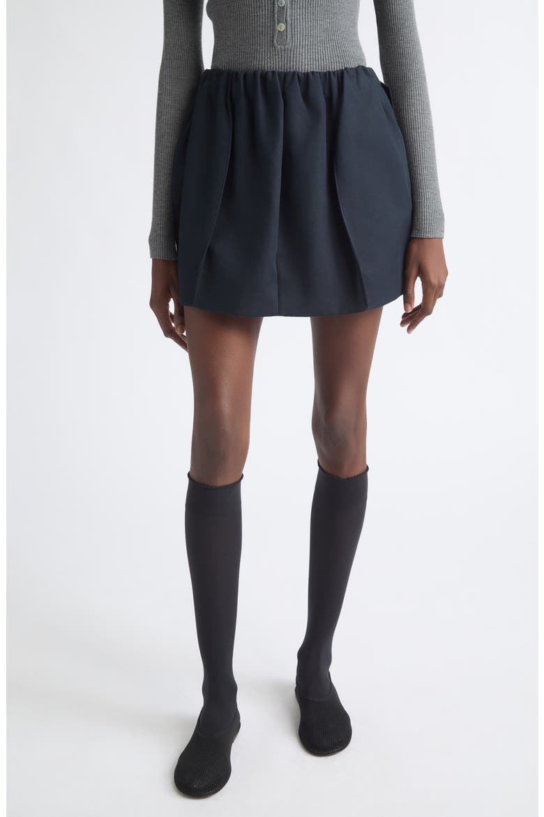 Montage Cotton Miniskirt, Main, color, MIDNIGHT NAVY