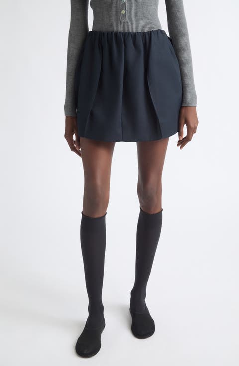 Montage Cotton Miniskirt