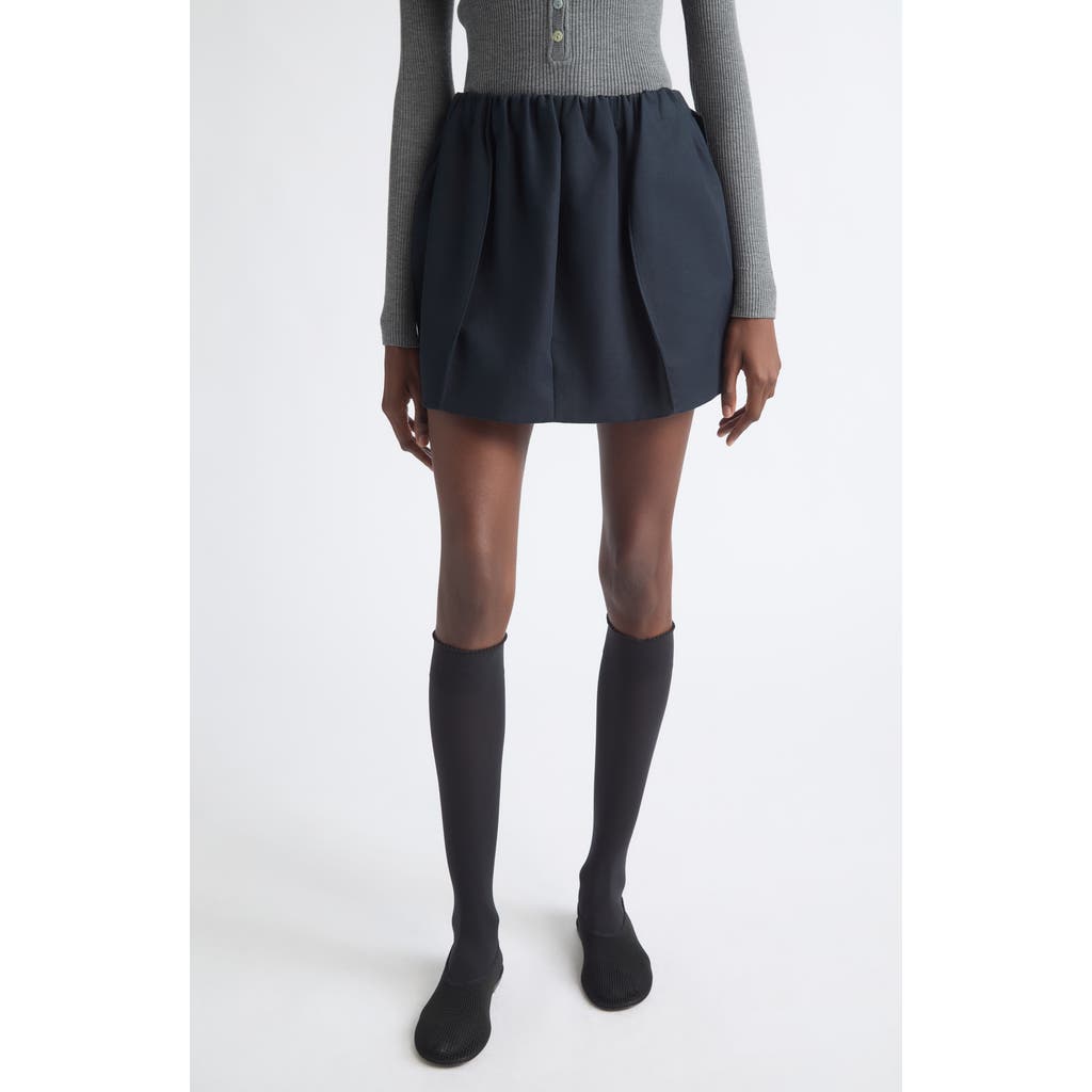Nackiyé Nackiyè Montage Cotton Miniskirt In Blue