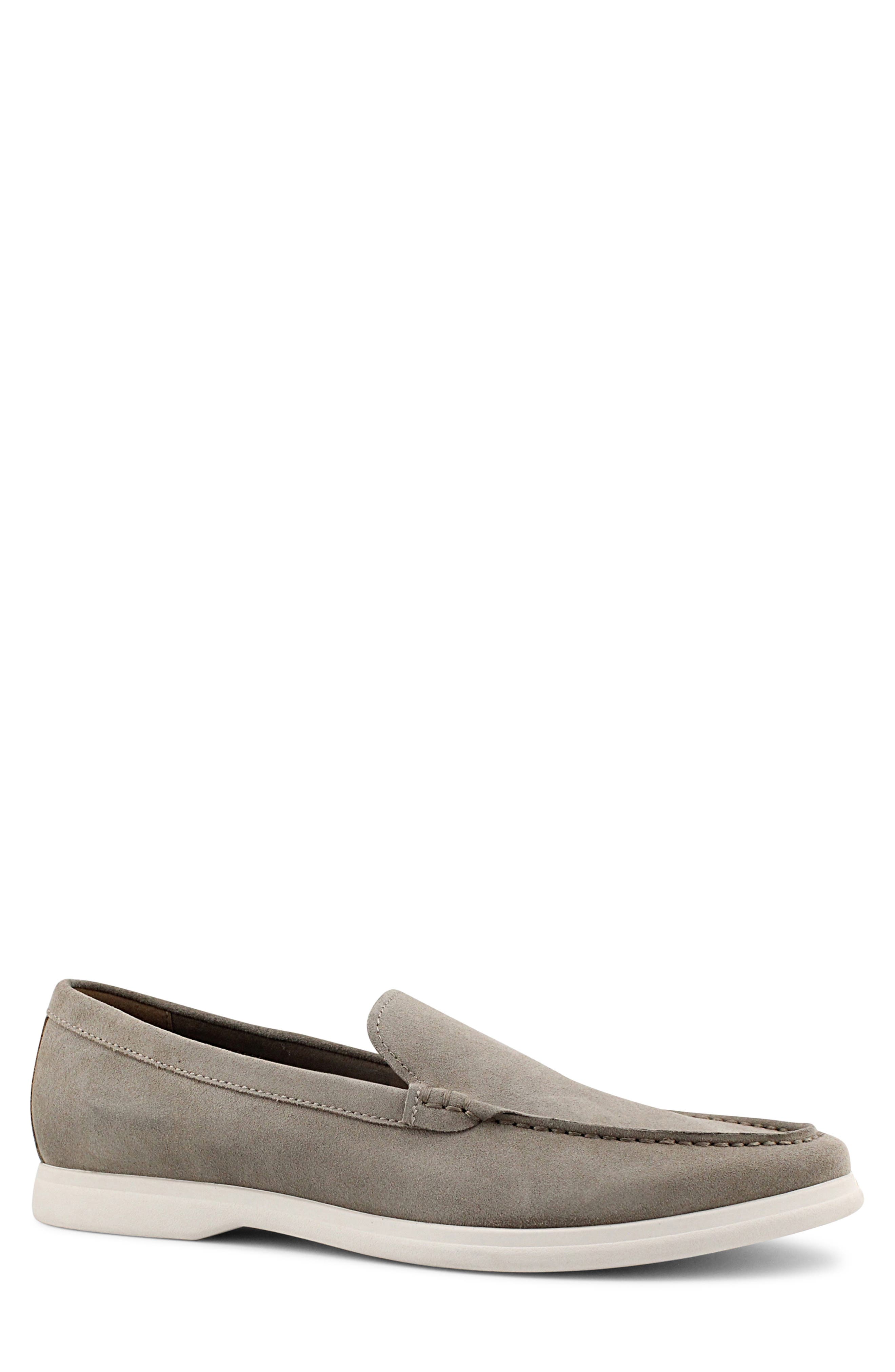 Blake Mckay Venice Loafer, Main, color, Grey Taupe Suede