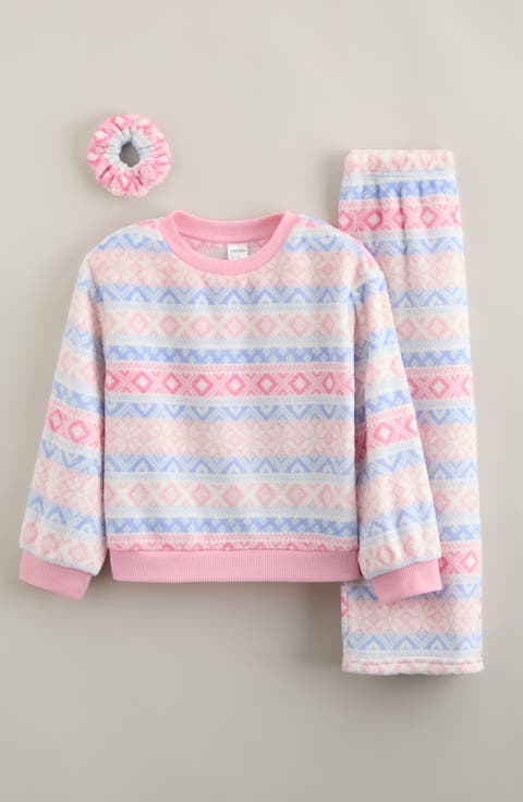 Kids' 3-Piece Cozy Plush Pajama Set