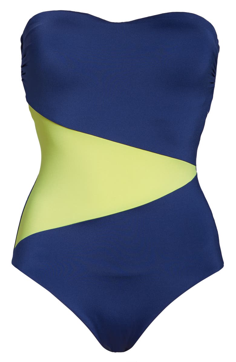 Seafolly In the Loop Bandeau One-Piece Swimsuit, Alternate, color, 