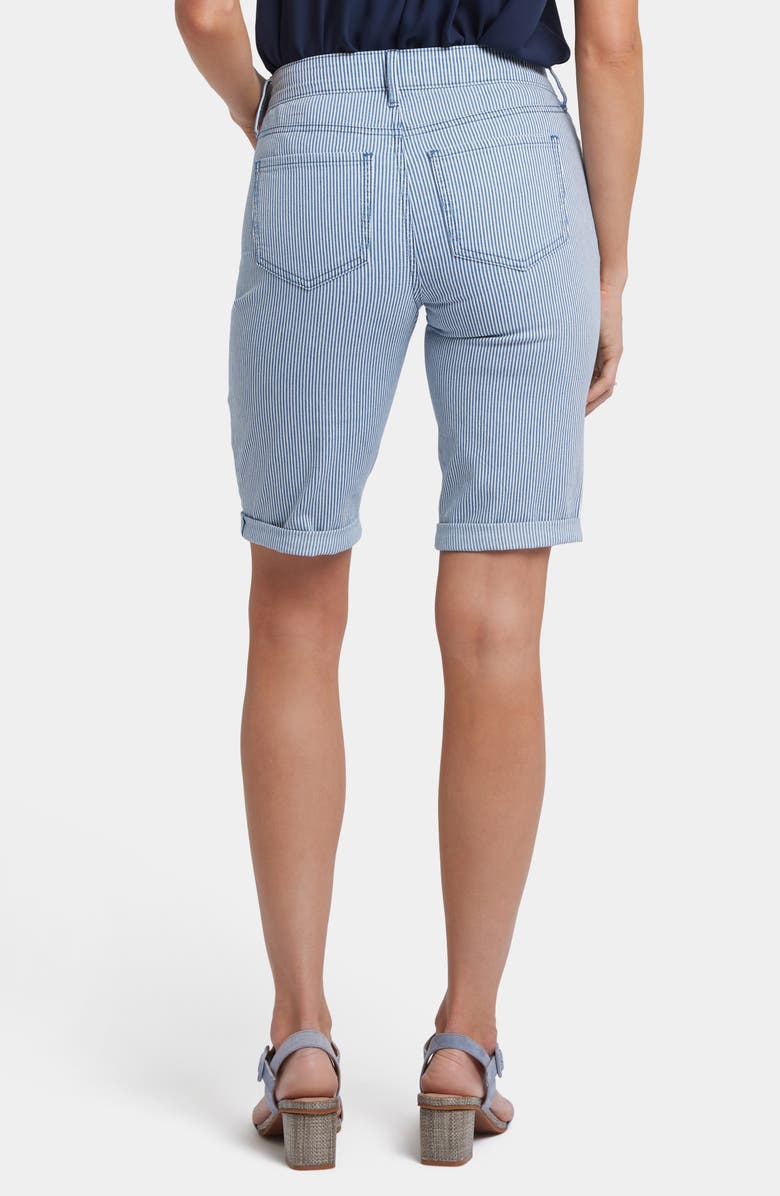 NYDJ Briella Roll Cuff Shorts, Alternate, color, Merida Stripe