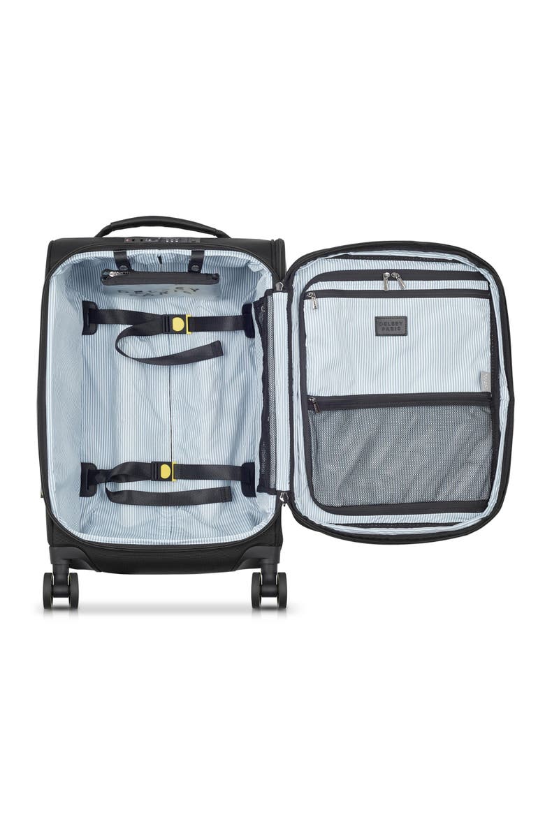 Wagram Softside Expandable 20" Carry On Spinner Luggage, Alternate, color, Black