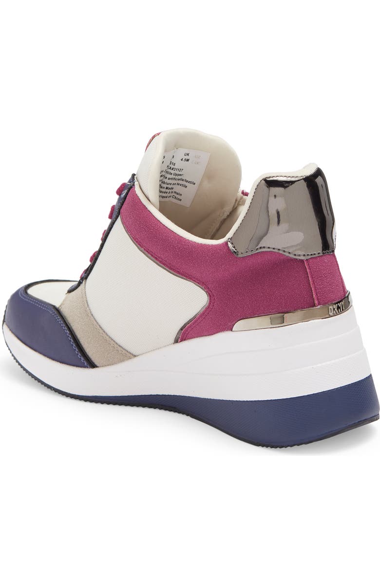 DKNY Wedge Sneaker, Alternate, color,