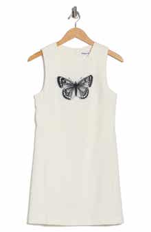 Desigual Butterfly Print Sleeveless Dress