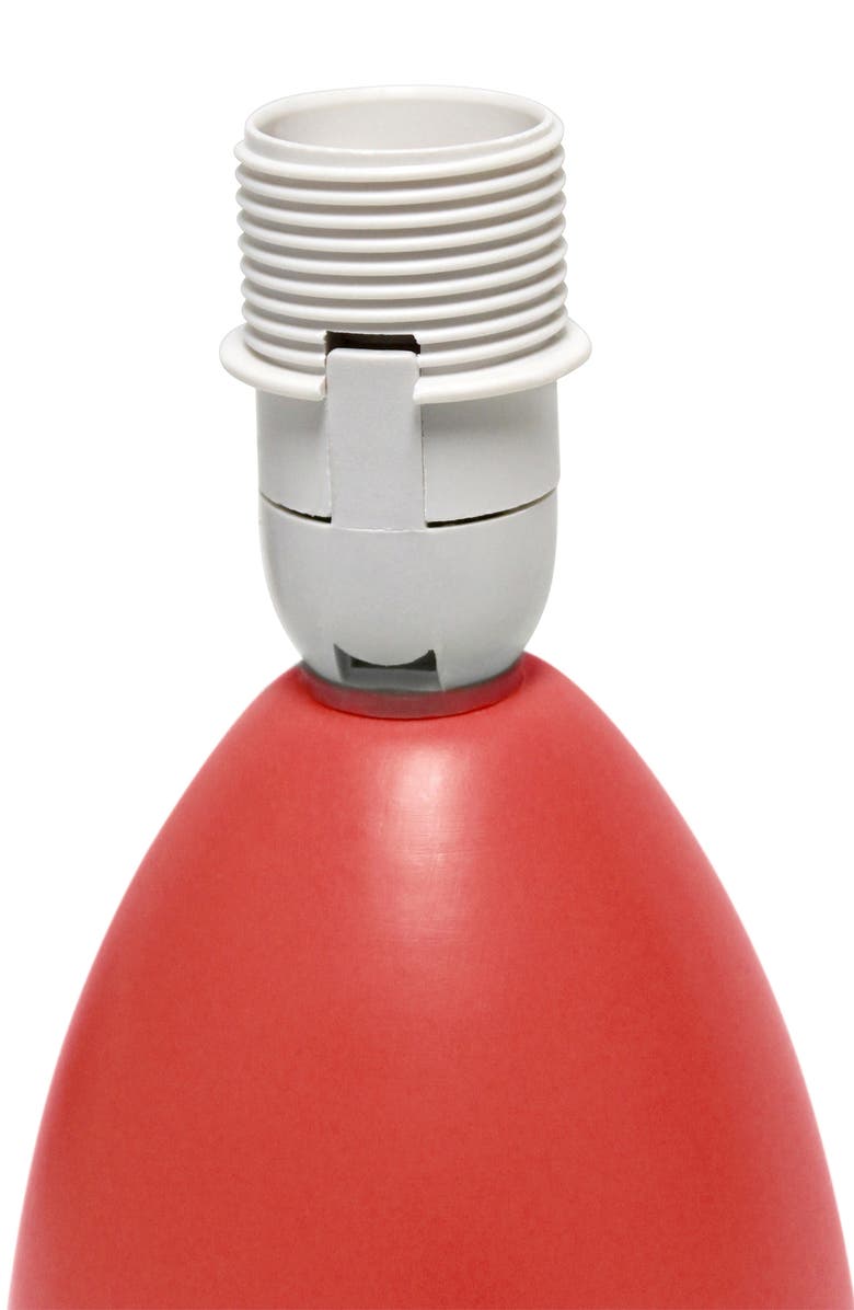 LALIA HOME Egg Oval Table Lamp, Alternate, color, Orange