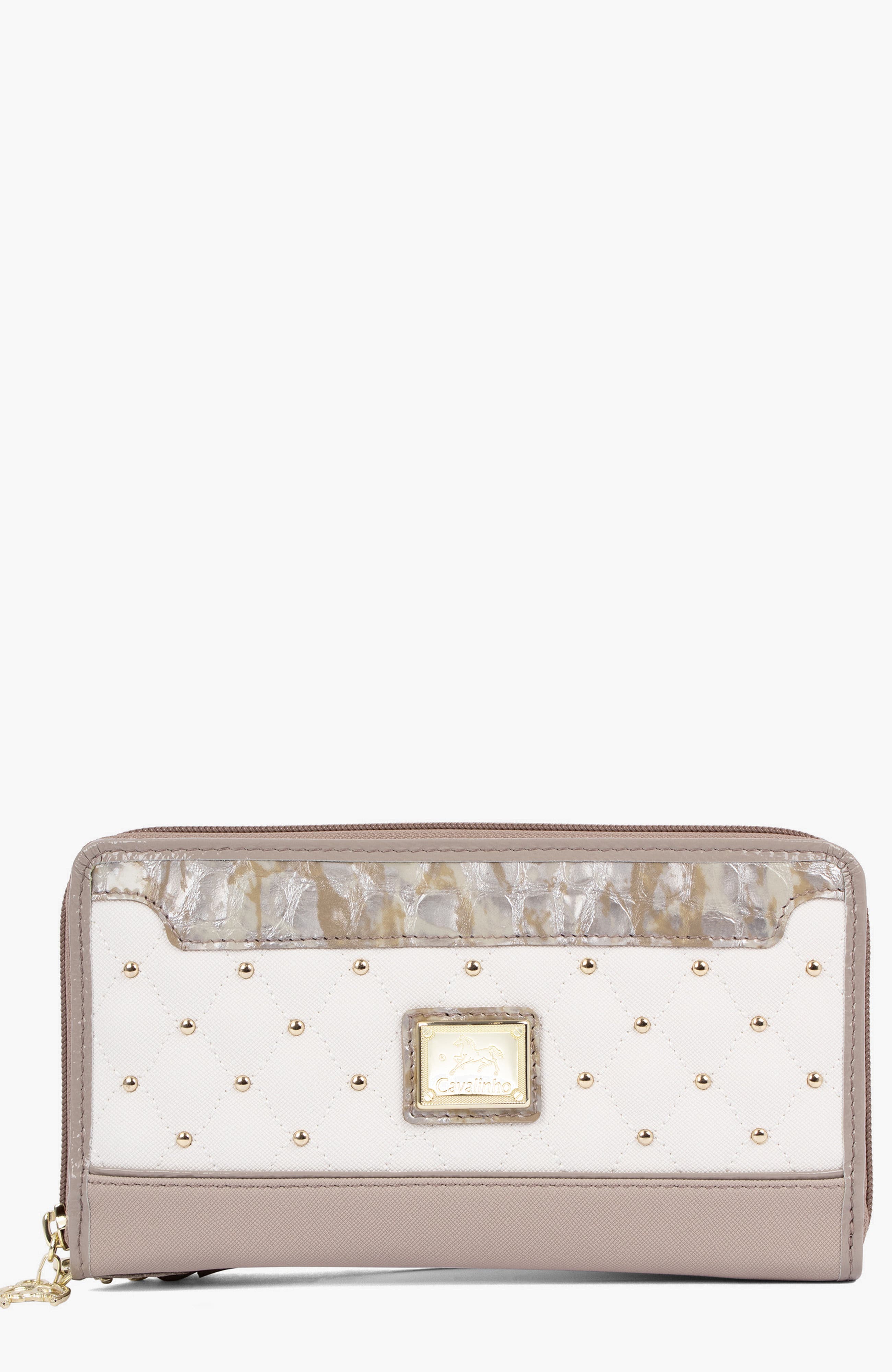 selected Beige / White