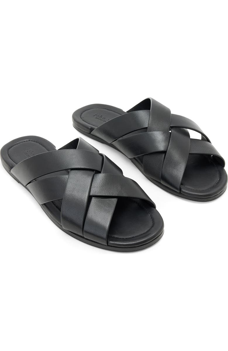 John Varvatos Merida Slide Sandal, Main, color, Black