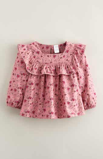Nordstrom Kids' Ruffle Yoke Top