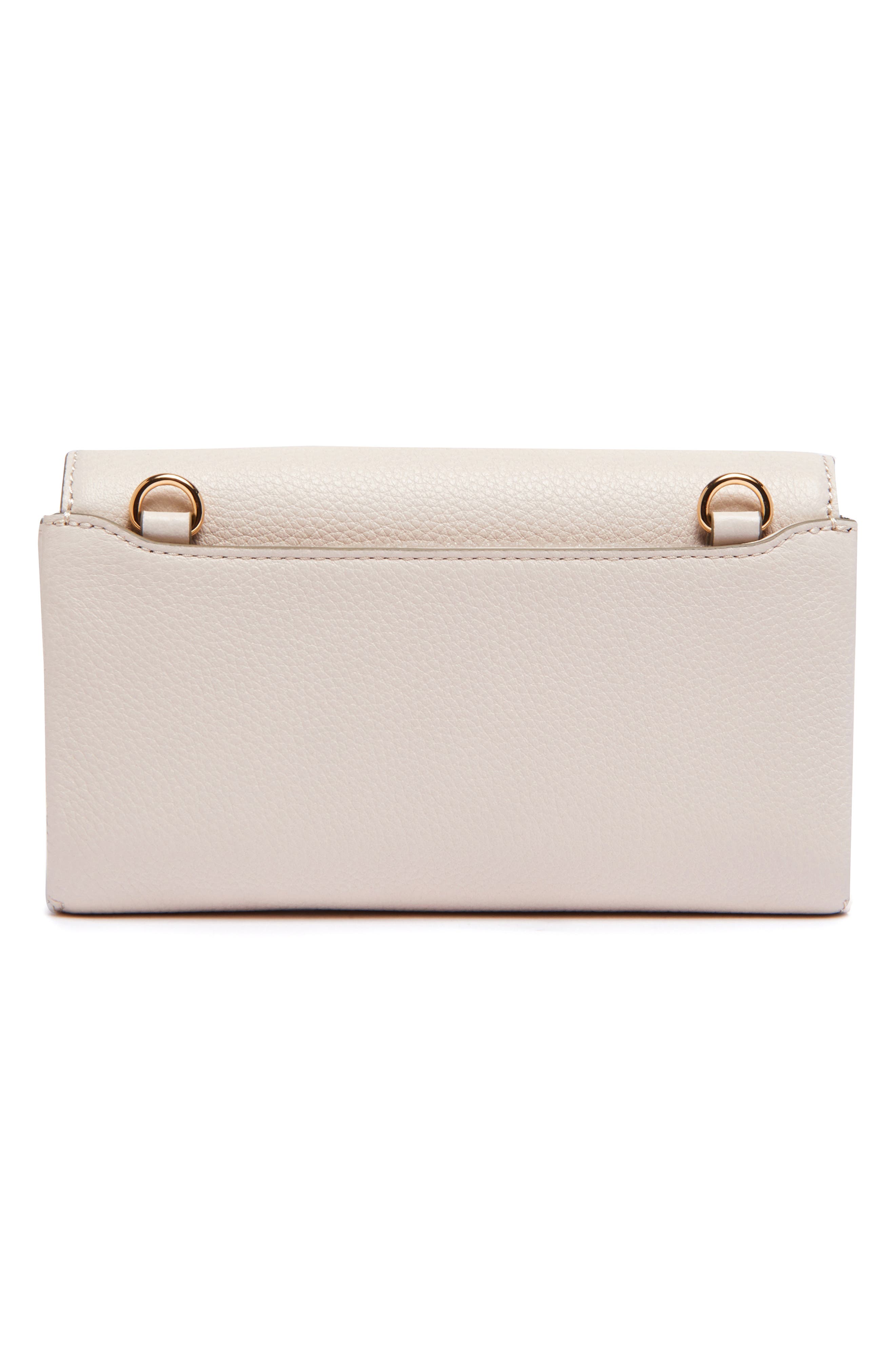 Nikki Leather Crossbody Bag, Alternate, color, GARDENIA