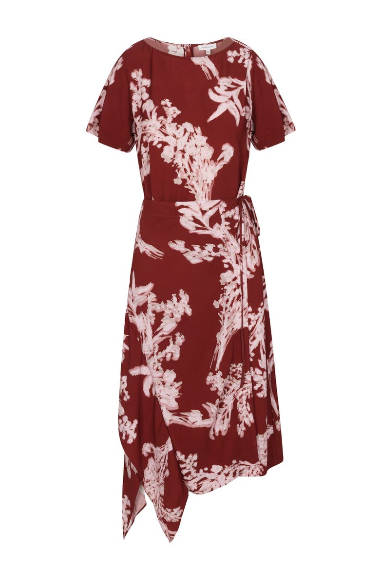 Rebecca Taylor Ciara Wrap Dress, Alternate, color, Aberdeen Combo