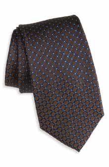 Grid Silk Tie