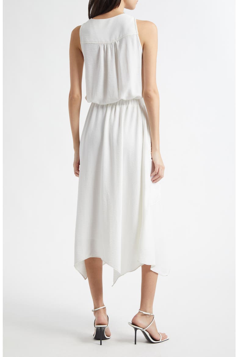 Hallie Sleeveless Handkerchief Hem Dress, Alternate, color, IVORY