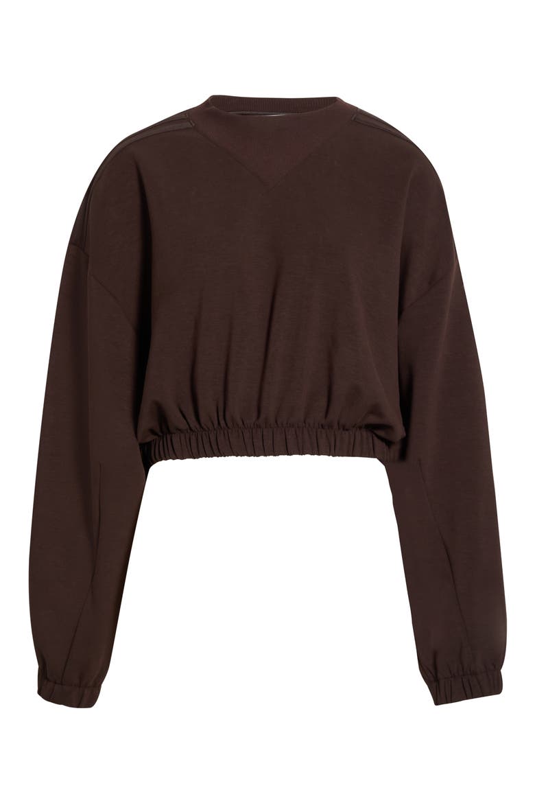 Crewneck Sweatshirt, Alternate, color, AURORA COFFEE