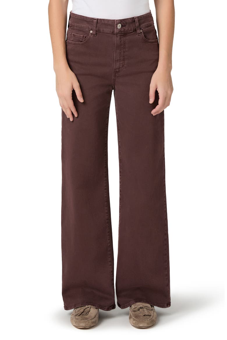 Anessa High Waist Ankle Wide Leg Jeans, Main, color, VINTAGE WILD MULBERRY
