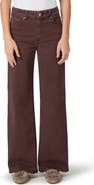 PAIGE Anessa High Waist Ankle Wide Leg Jeans