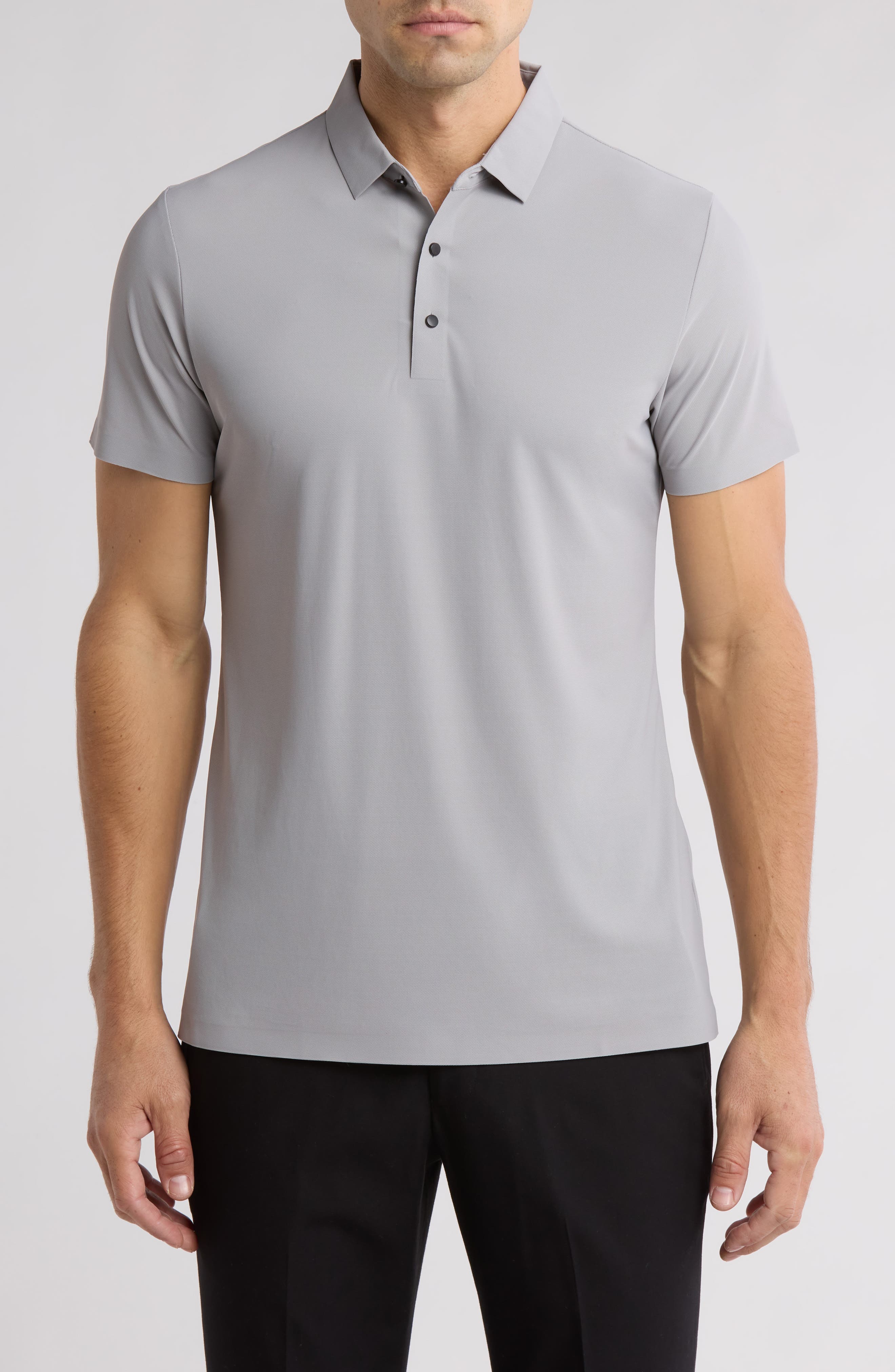 T.R. PREMIUM Slim Fit Stretch Cotton Knit Polo