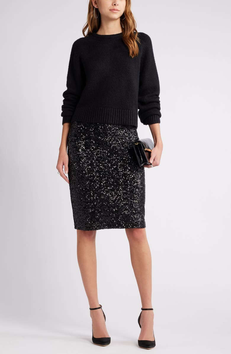 Open Edit Boxy Crewneck Sweater, Alternate, color, 