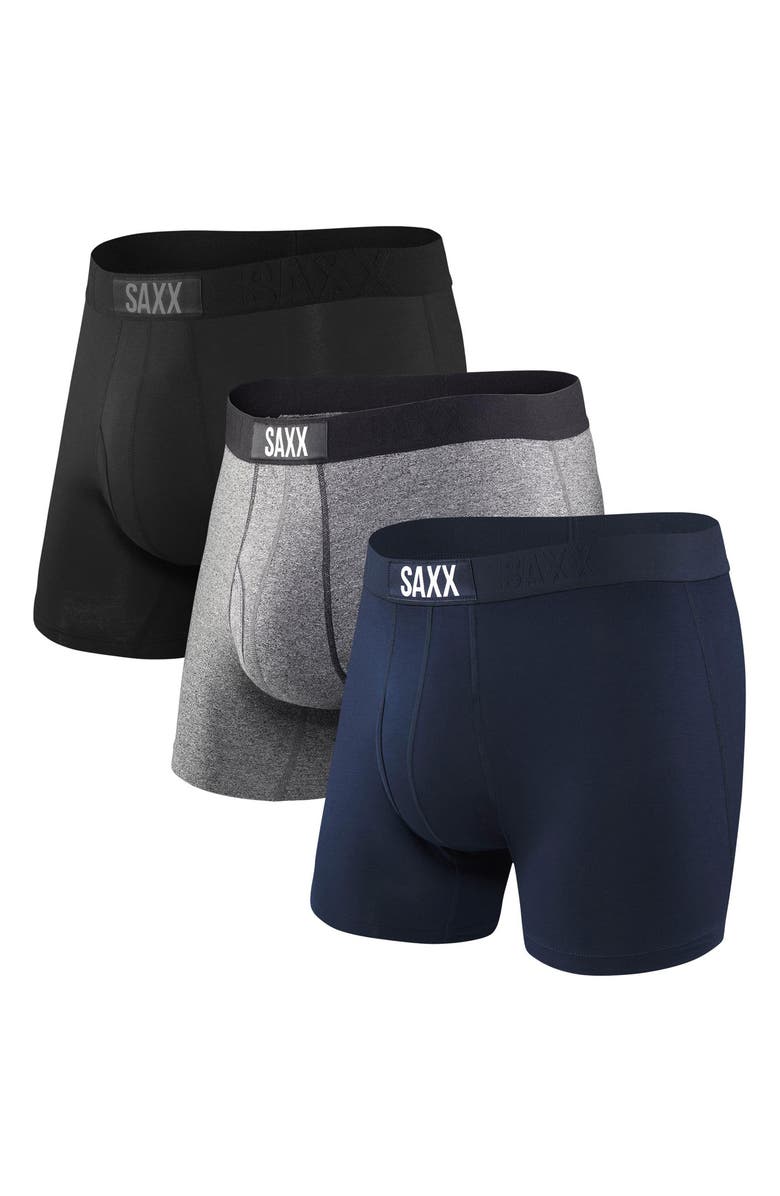 SAXX Assorted 3-Pack Ultra Super Soft Boxer Briefs, Main, color, Classic Ultra 18