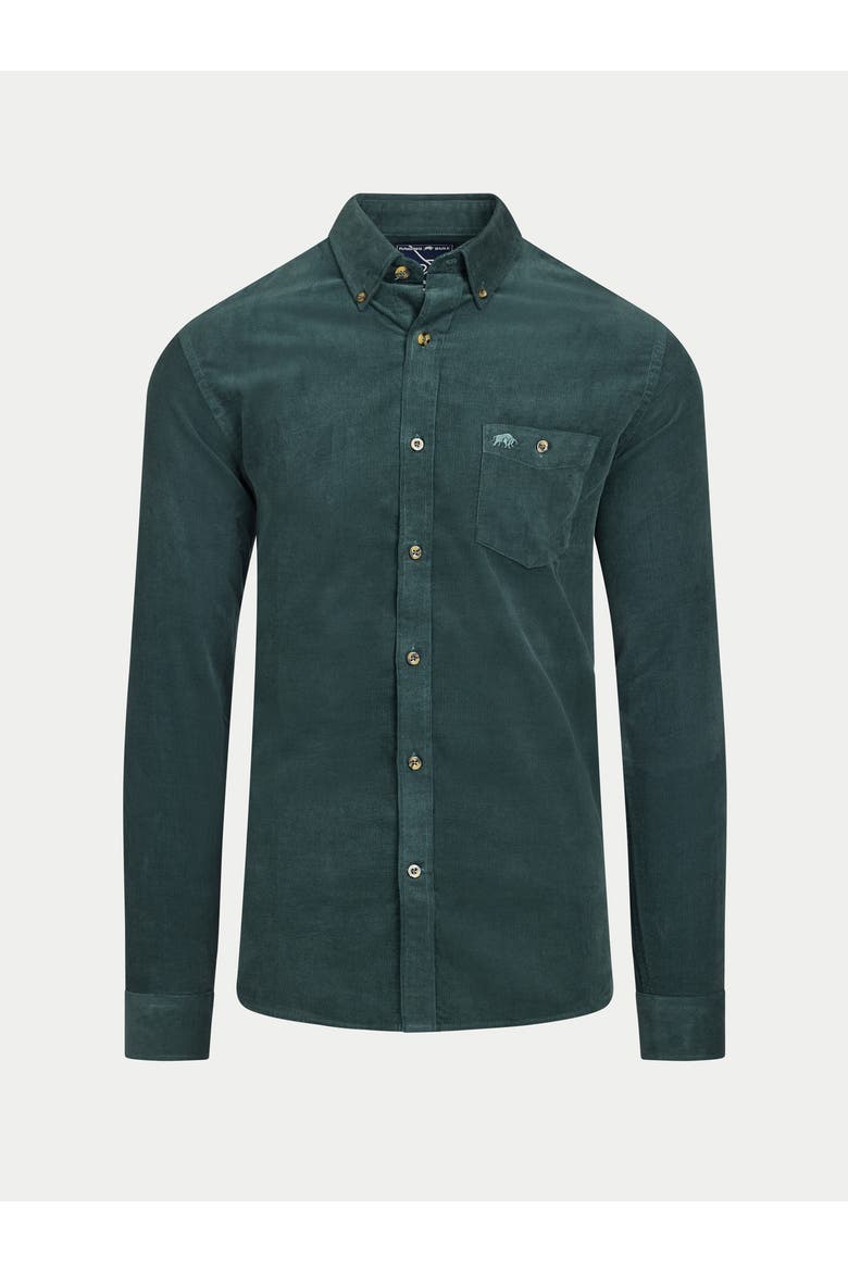 Long Sleeve Soft Needle Corduroy Shirt, Alternate, color, Forest