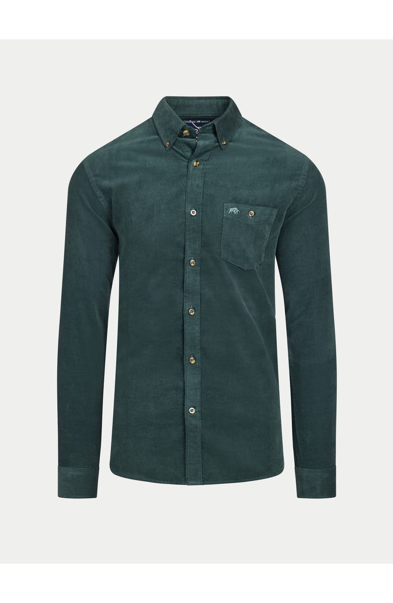 Raging Bull Long Sleeve Soft Needle Corduroy Shirt, Alternate, color, Forest