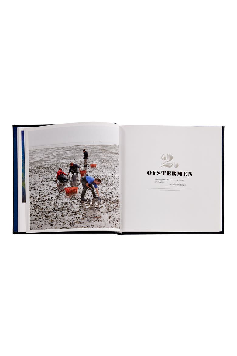 Oysters A Celebration in the Raw Leather Edition, Alternate, color, blue
