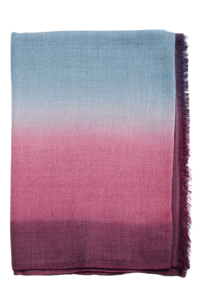 Studio Variously Iris Cashmere Merino Handloom Scarf, Alternate, color,