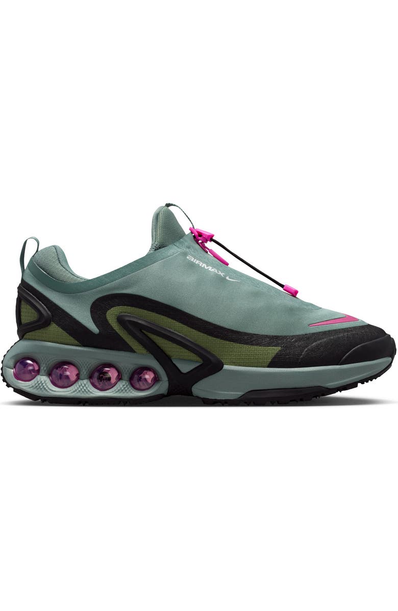 Nike Air Max Dn Roam Waterproof Sneaker, Alternate, color, Clay Green/ Fire Pink/ Olive