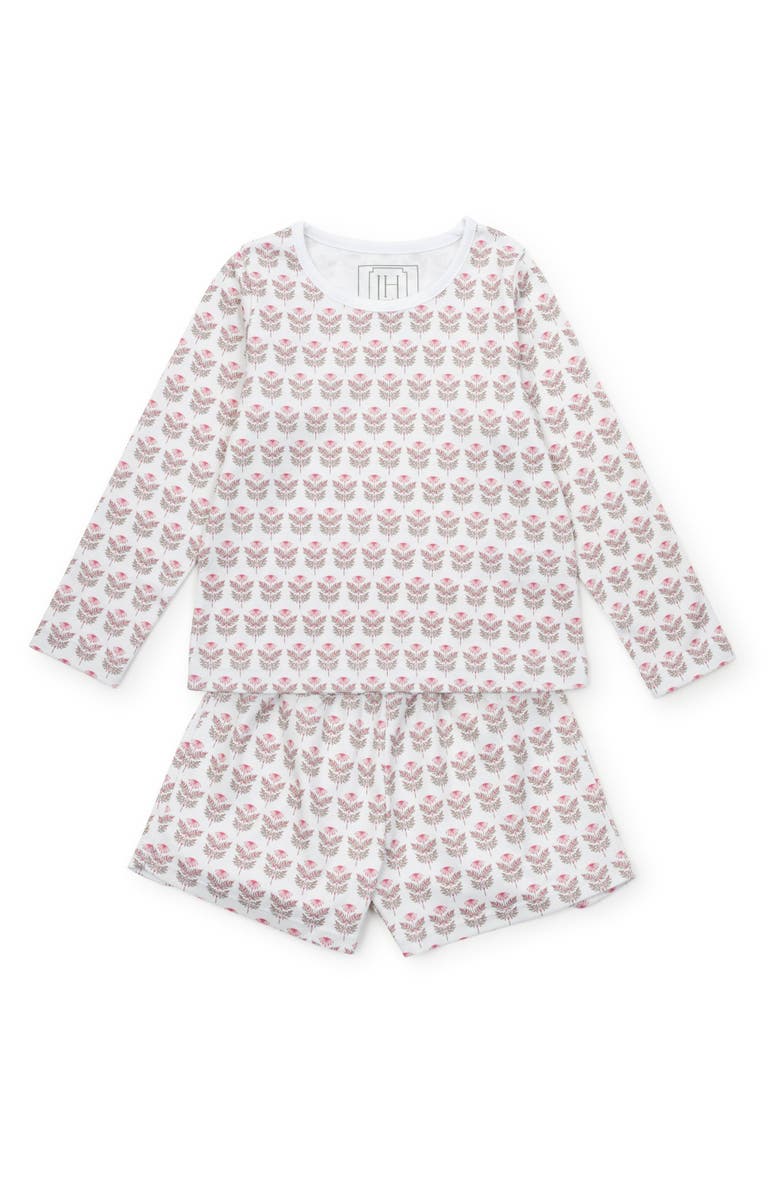 Lila and Hayes Sophie Girls' Short Set, Main, color, Berkshire Batik Floral