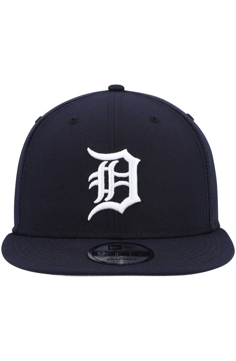 New Era Men's New Era Navy Detroit Tigers Primary Logo 9FIFTY Snapback Hat, Alternate, color, 