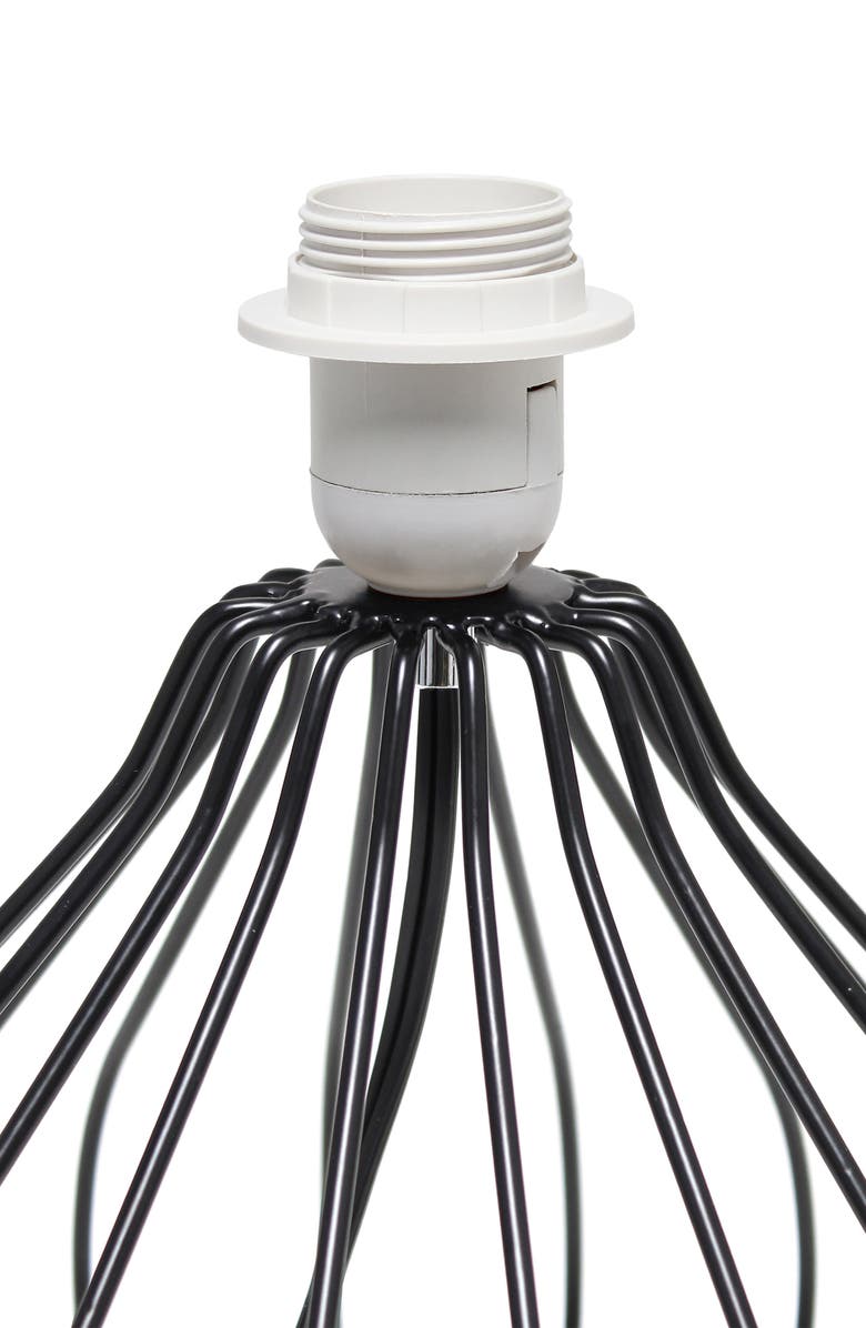 LALIA HOME Geometric Wire Table Lamp, Alternate, color,