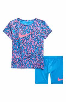 Nike Kids' Veneer Bike Shorts Set
