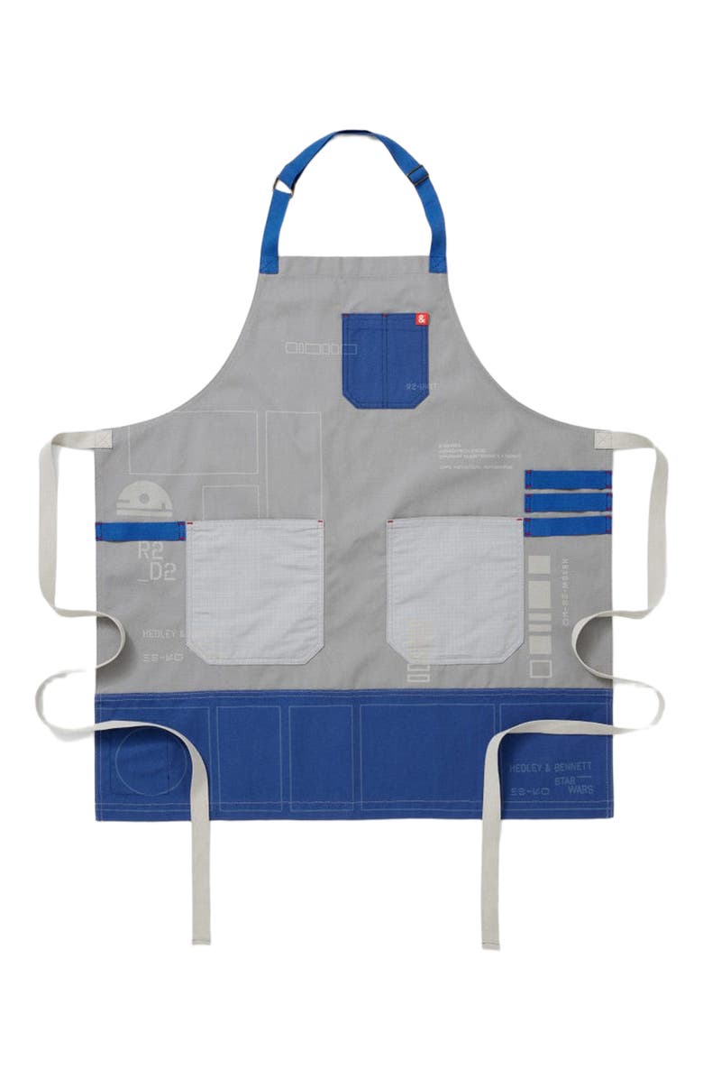 Hedley & Bennett The Essential Apron - STAR WARS R2-D2, Main, color, Grey