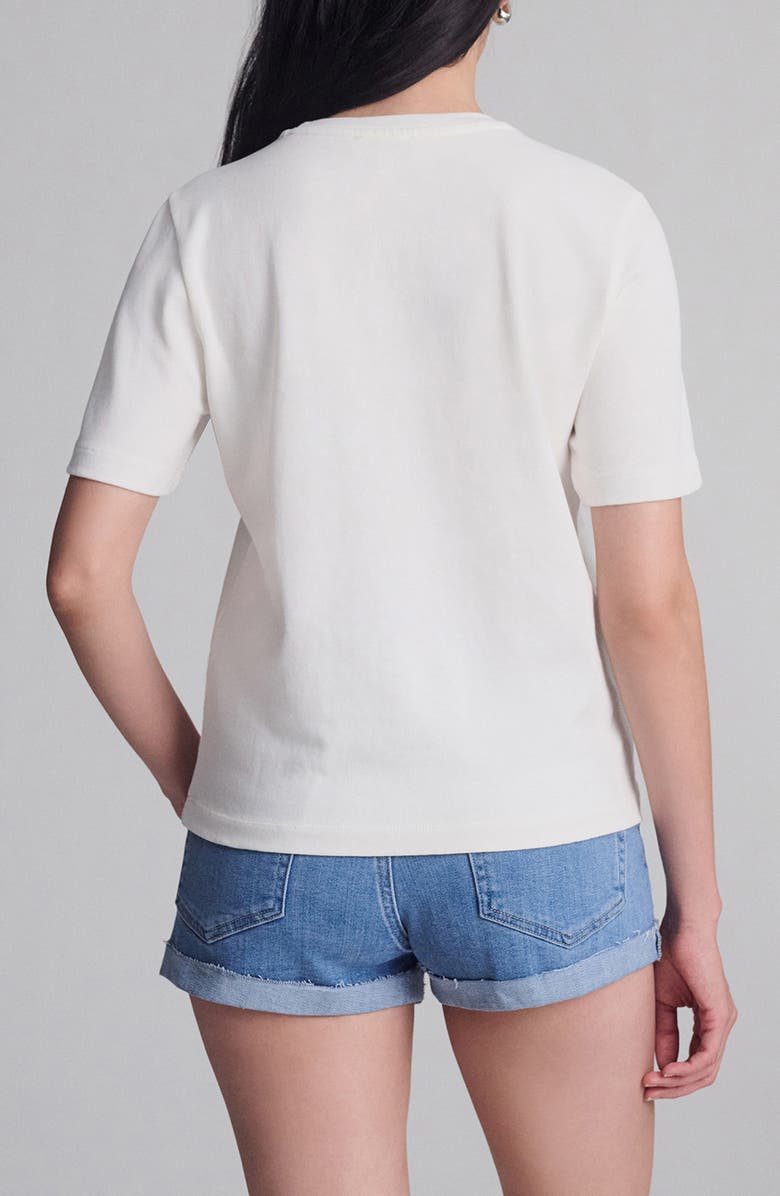 Mavi Jeans Cotton T-Shirt, Alternate, color, Coconut Milk