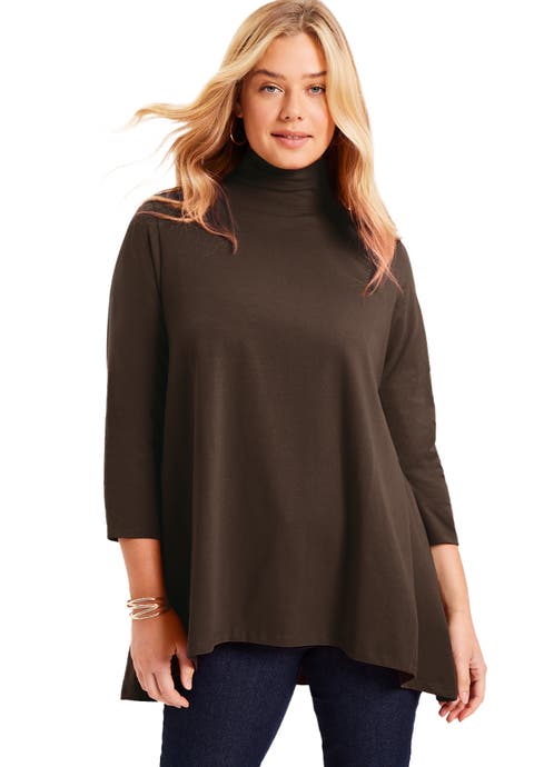 One+Only Mock-Neck Tunic