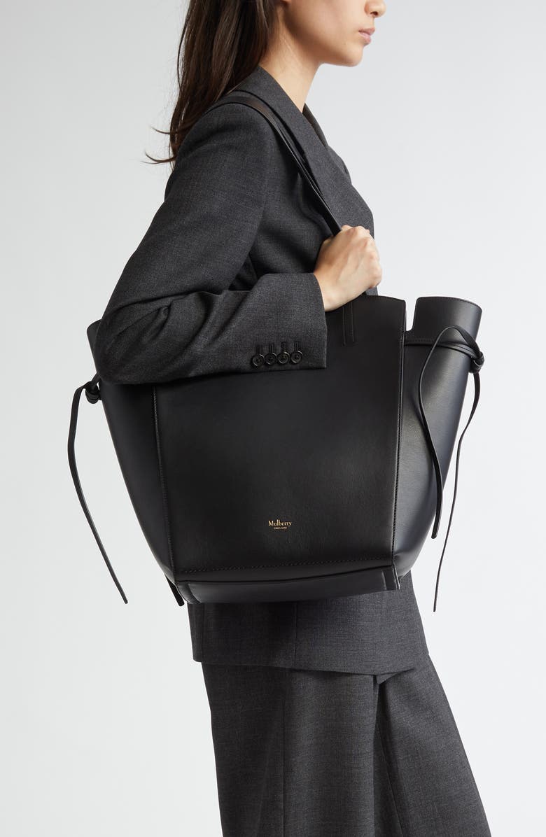 Mulberry Clovelly Calfskin Leather Tote, Alternate, color,