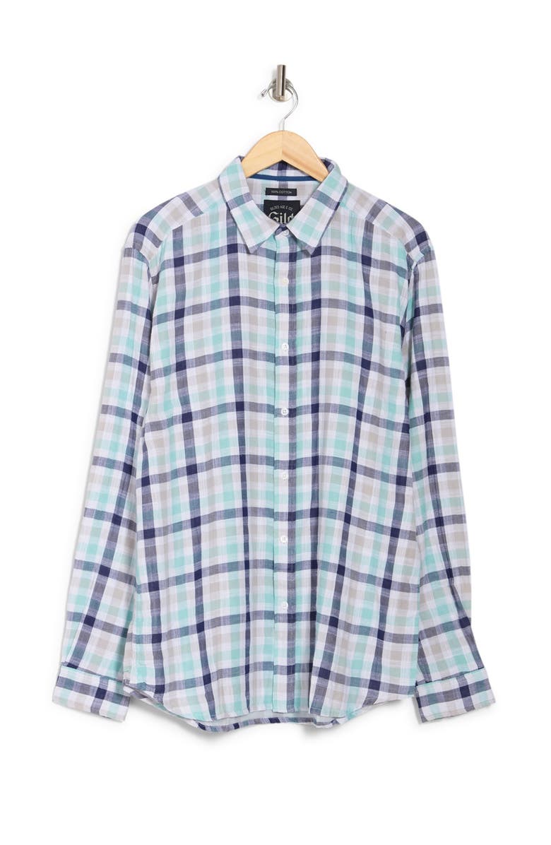 Gilded Age Gild Plaid Classic Fit Shirt, Alternate, color, 