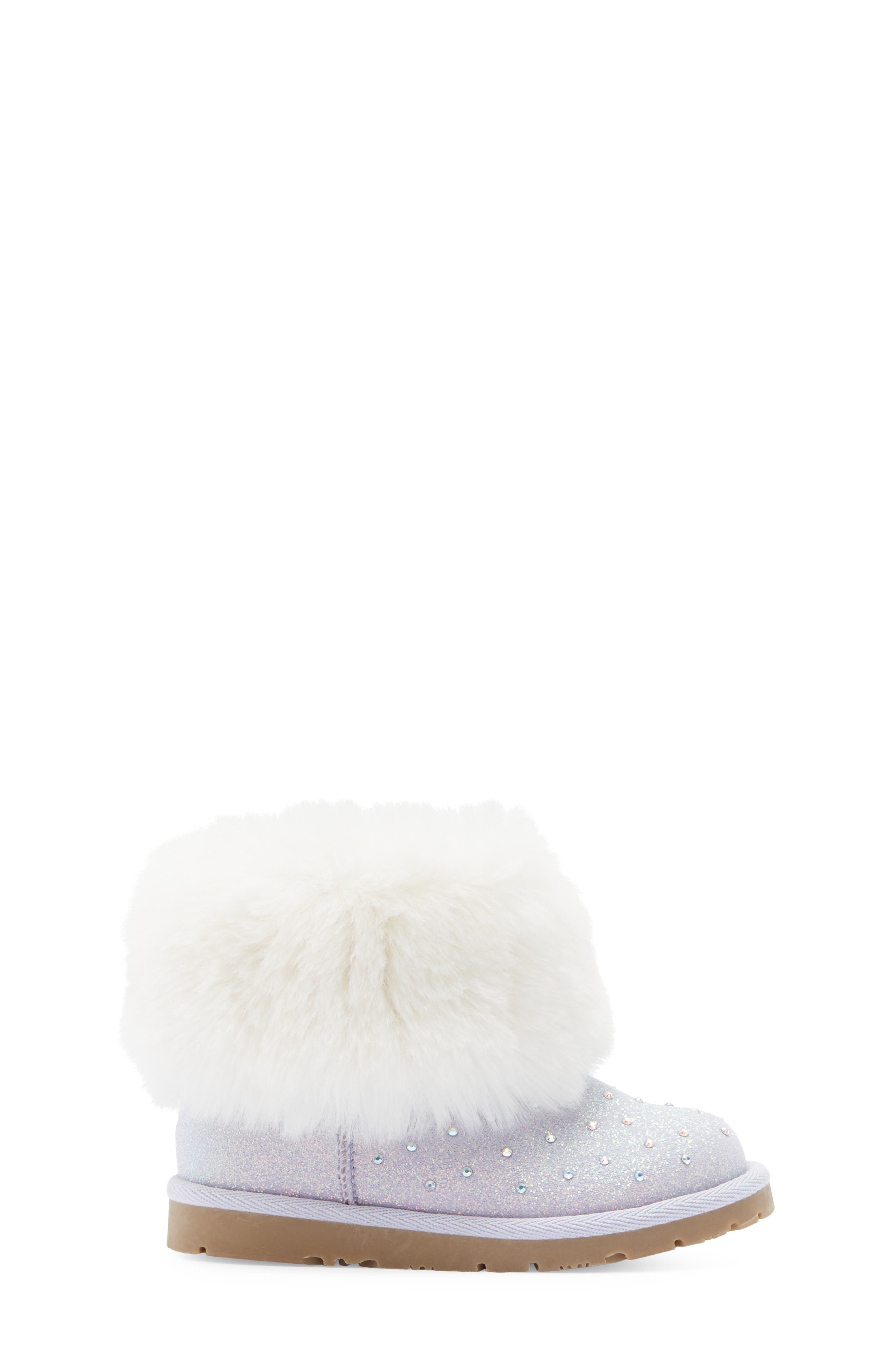 Harper Canyon Kids' Elias Faux Fur Rhinestone Bootie, Alternate, color, Purple