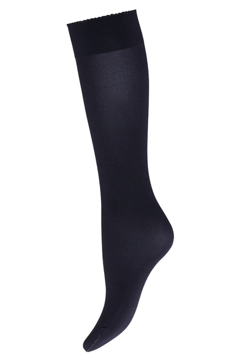 Velvet De Luxe Knee High Socks, Main, color, ADMIRAL