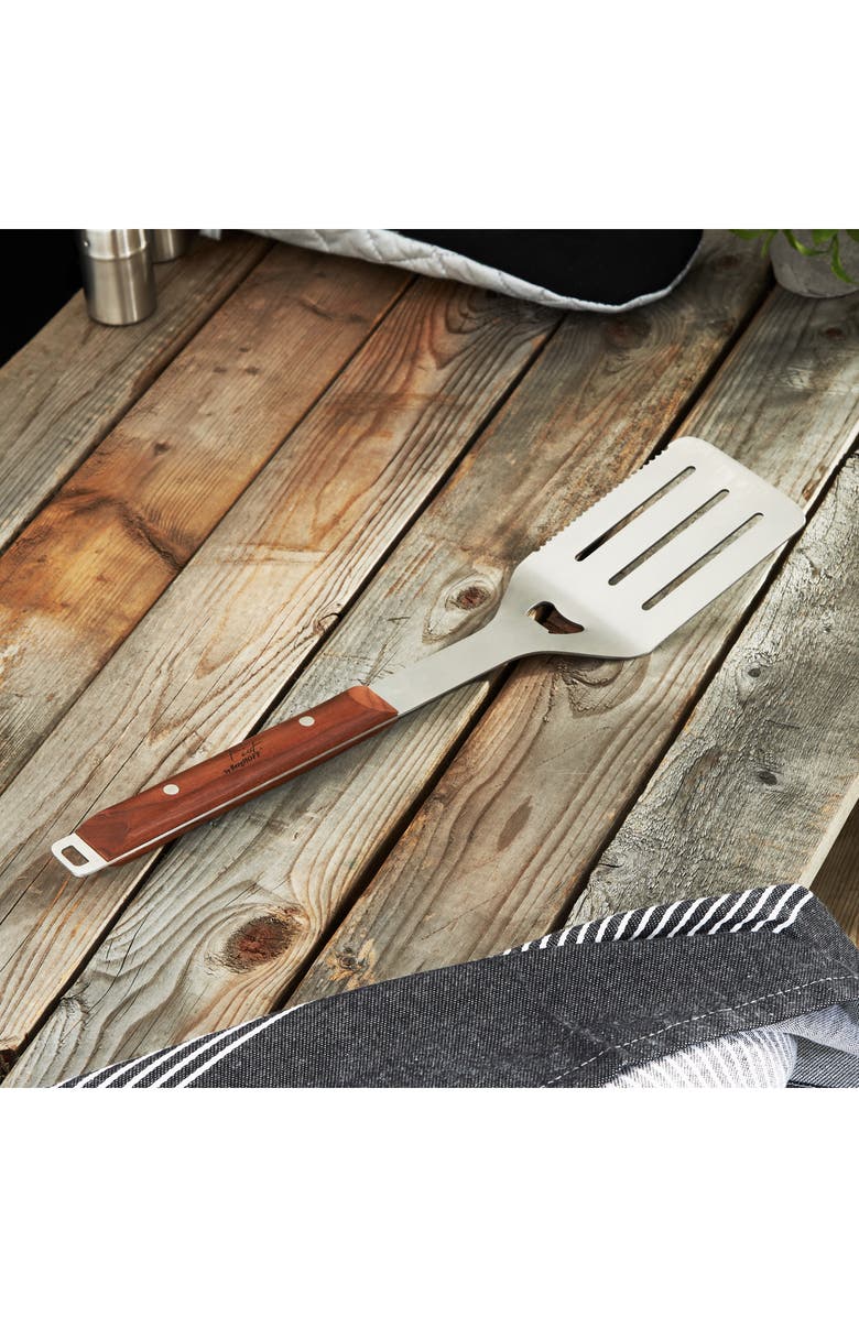 BergHOFF BBQ Turner & Brush Set, Alternate, color, Brown