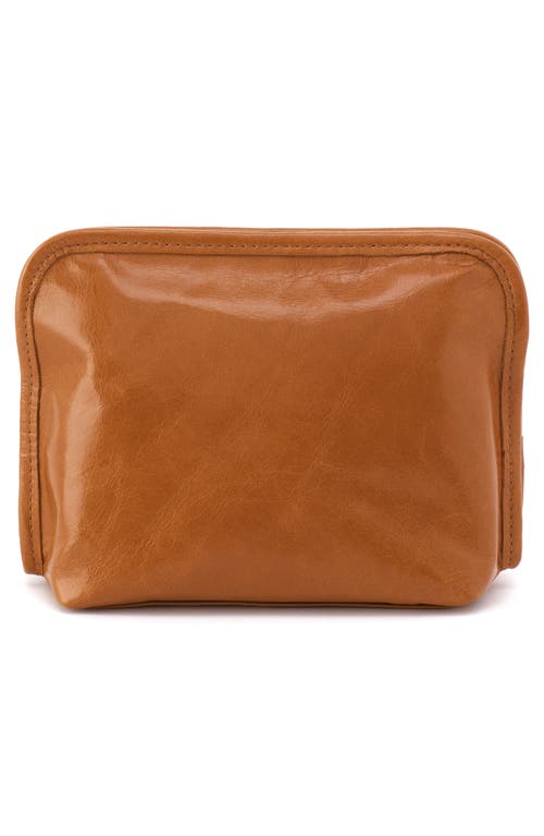 Hobo Beauty Leather Cosmetics Case In Brown