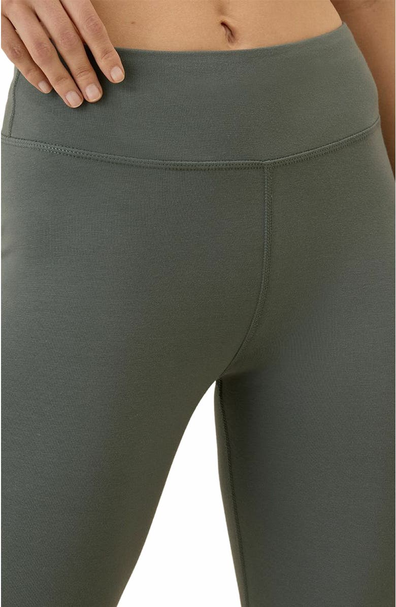 Pact On the Go-To Cropped Bootcut Legging Made with Organic Cotton, Alternate, color, Castor Grey